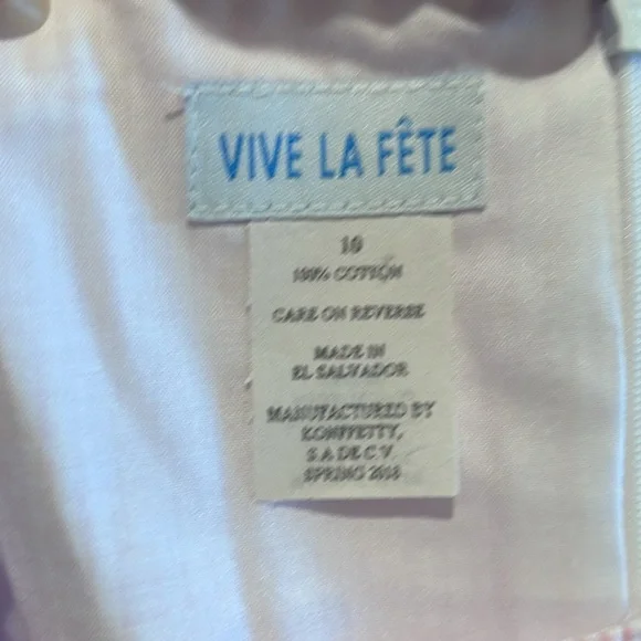 Vive La Fete Pink Gingham Ruffle Dress